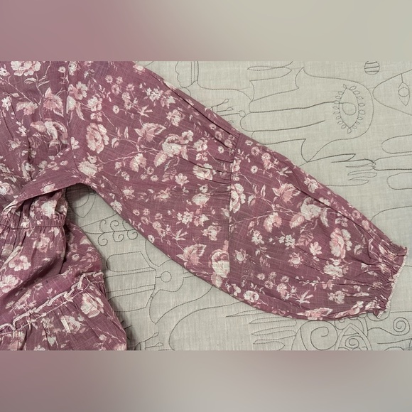 NWT Free People Pappiet Midi Dress XS Rose Combo Duster - Picture 6 of 14